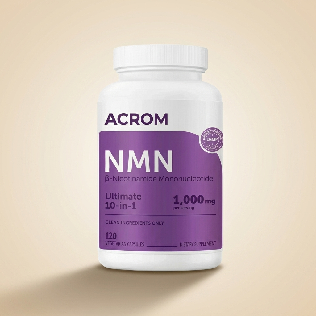 NMN Complex 1,000mg | 10-in-1 Cellular Energy Formula by ACROM™ Buy 1 Get 1