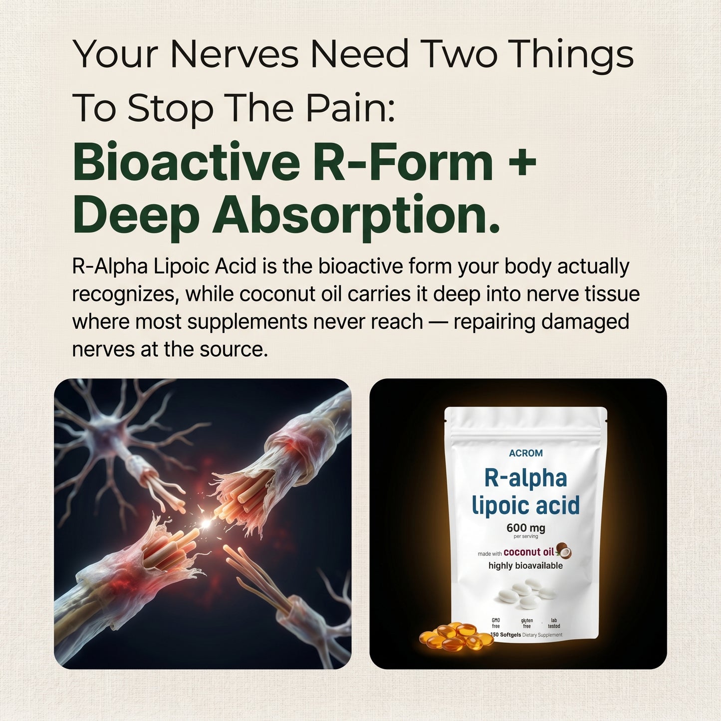R-Alpha Lipoic Acid by ACROM™