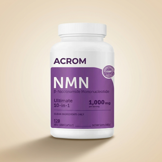 NMN Complex 1,000mg | 10-in-1 Cellular Energy Formula by ACROM™ Buy 1 Get 1