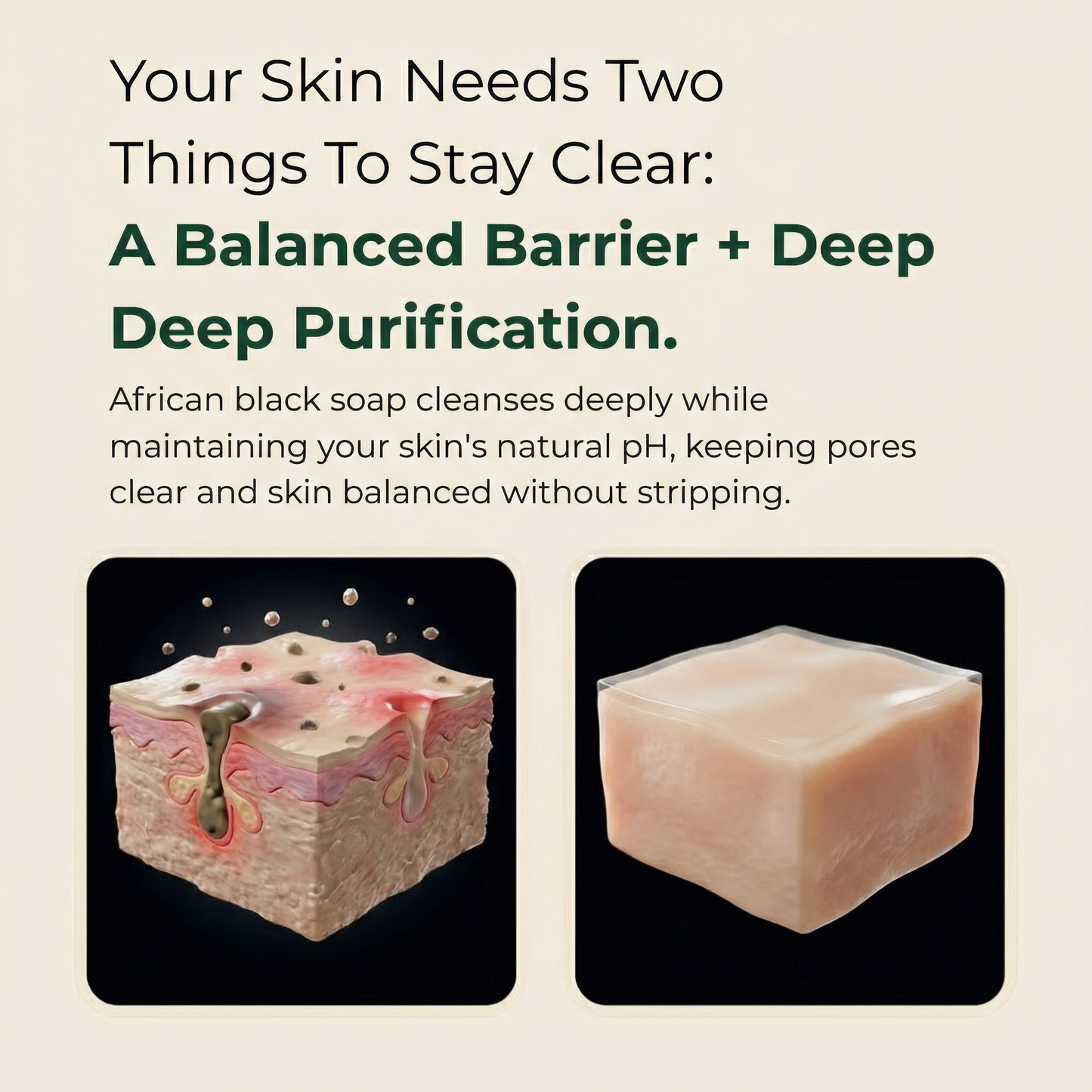 Pure African Black Soap by ACROM™