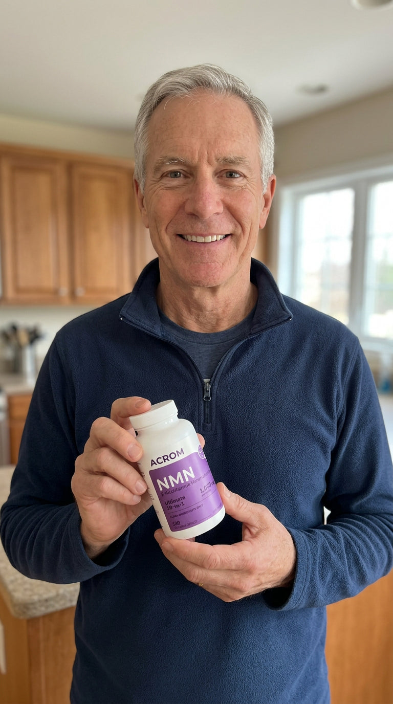 Ray, 63 — verified ACROM NMN customer