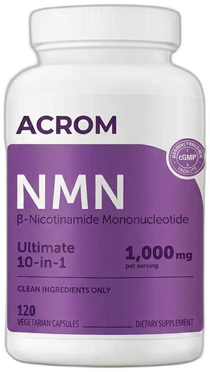 Bottle with ACROM NMN Capsules
